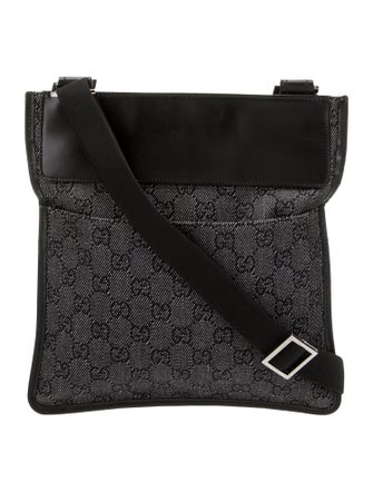 Gucci GG Denim Crossbody Bag