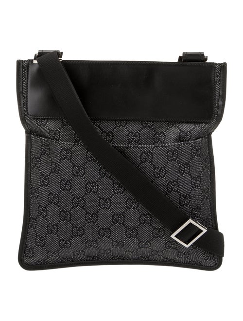 Gucci GG Denim Crossbody Bag