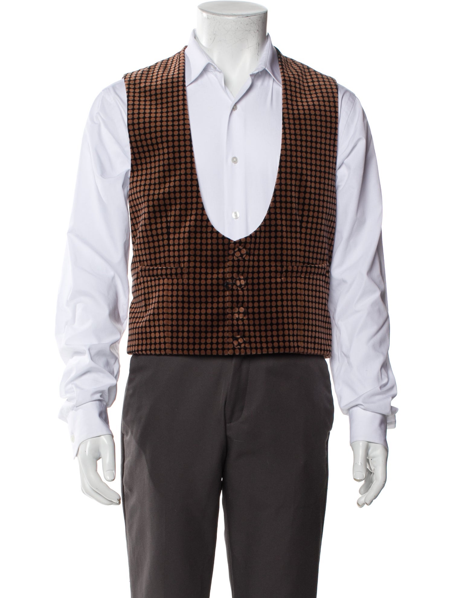 Gucci 2022 Polka Dot Print Suit Vest w/ Tags