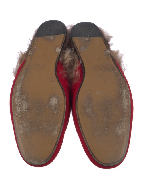 Gucci Horsebit Accent Velvet Slippers