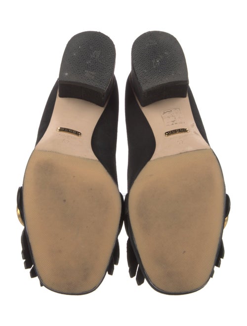 Gucci Double G Logo Suede Pumps