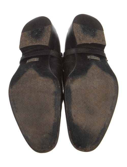 Gucci Leather Moto Boots