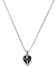 Gucci Knot Heart Pendant Necklace