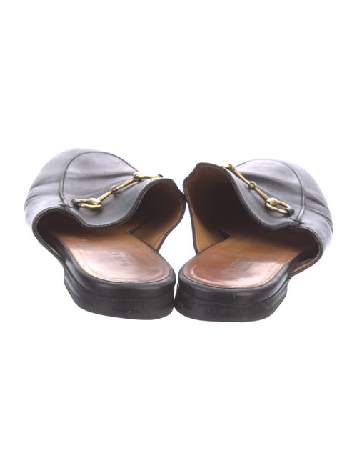 Gucci Horsebit Accent Leather Mules