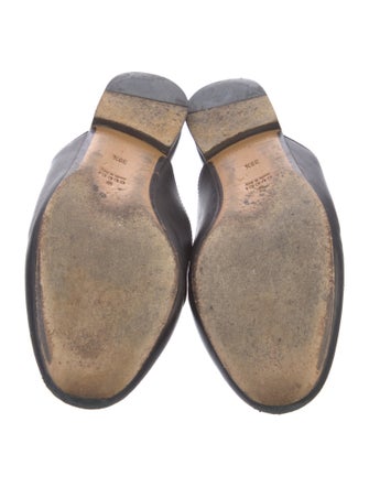 Gucci Horsebit Accent Leather Mules