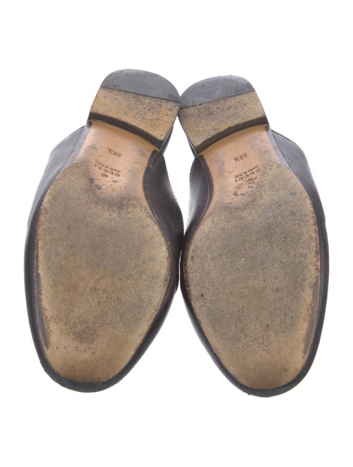 Gucci Horsebit Accent Leather Mules