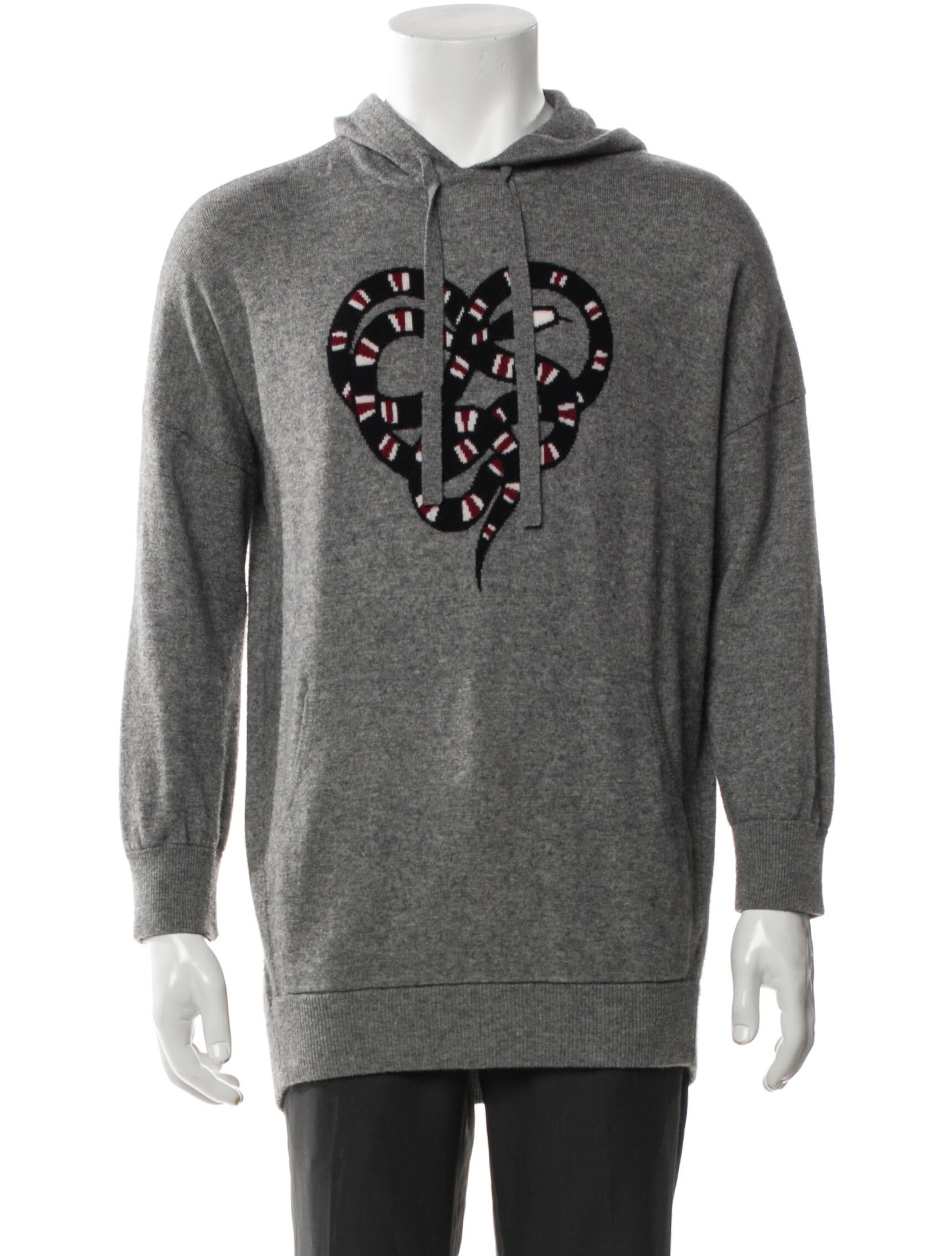 Gucci Web Accent Cashmere Hoodie