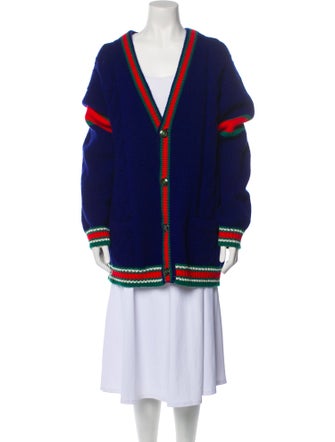 Gucci Wool Striped Cardigan