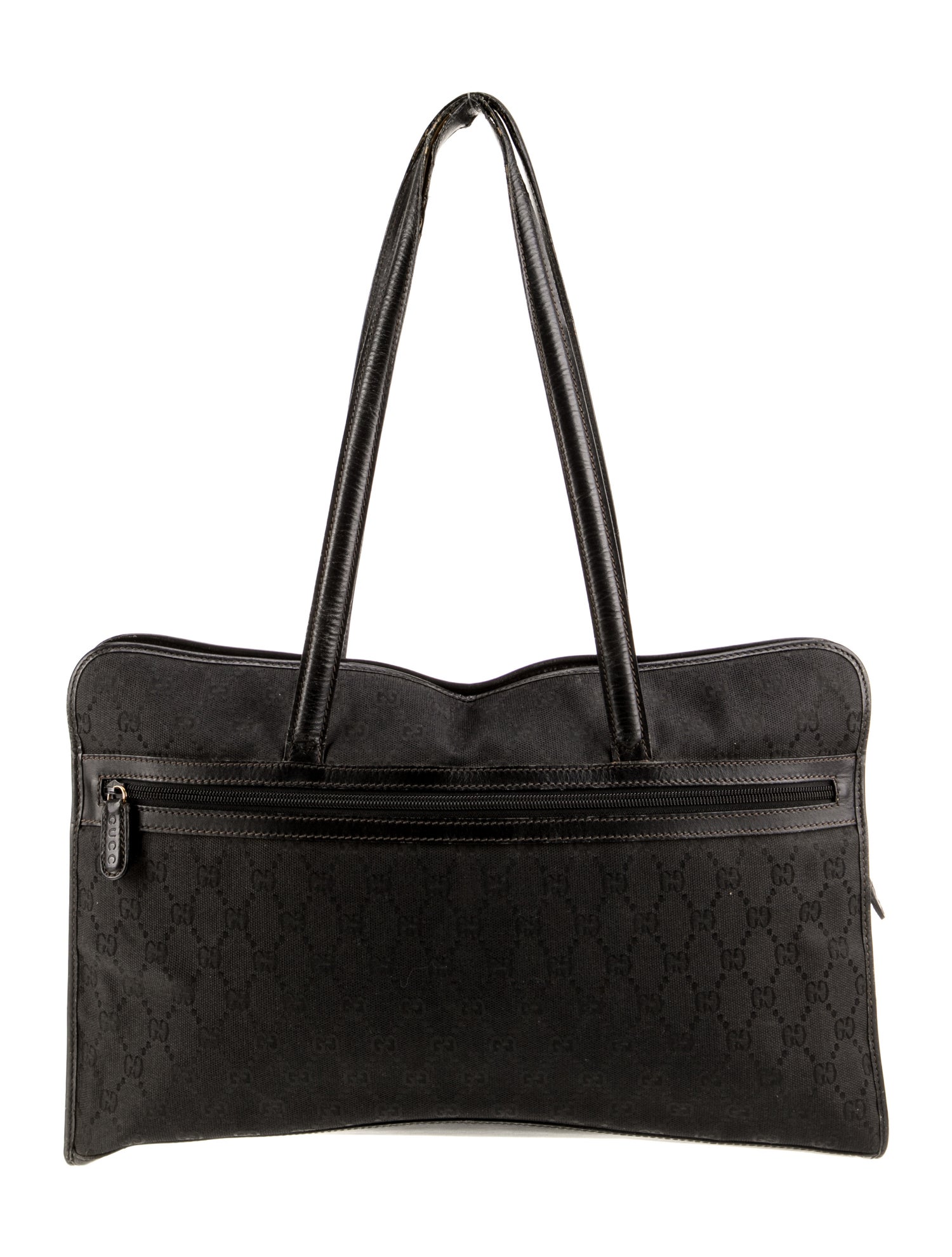 Gucci GG Canvas Briefcase Vintage