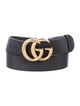Gucci Running GG Logo Leather Belt