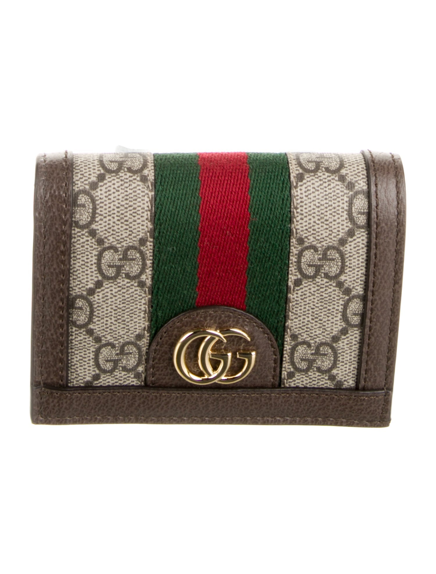 Gucci Ophidia Card Case Wallet GG Supreme Wallet