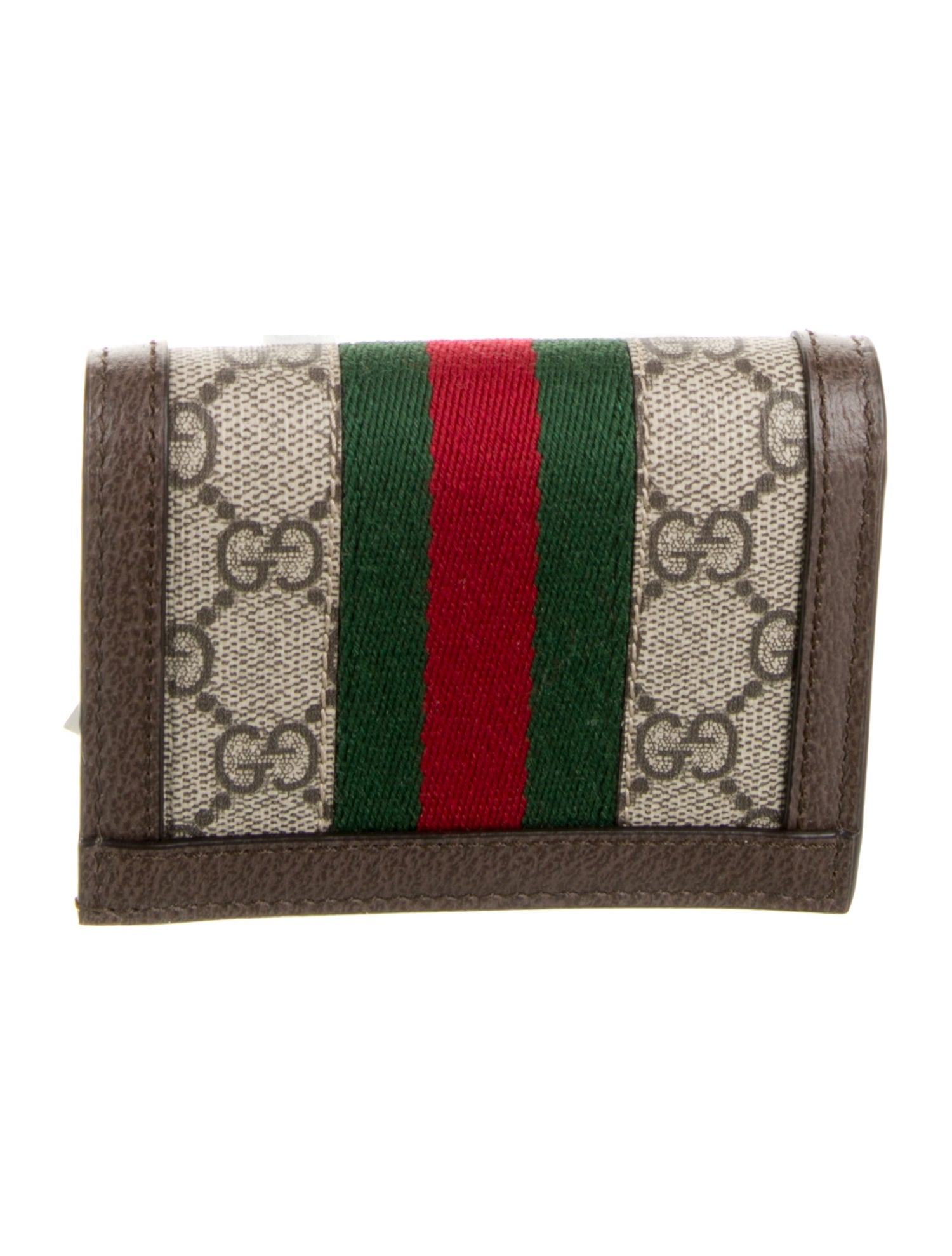 Gucci Ophidia Card Case Wallet GG Supreme Wallet