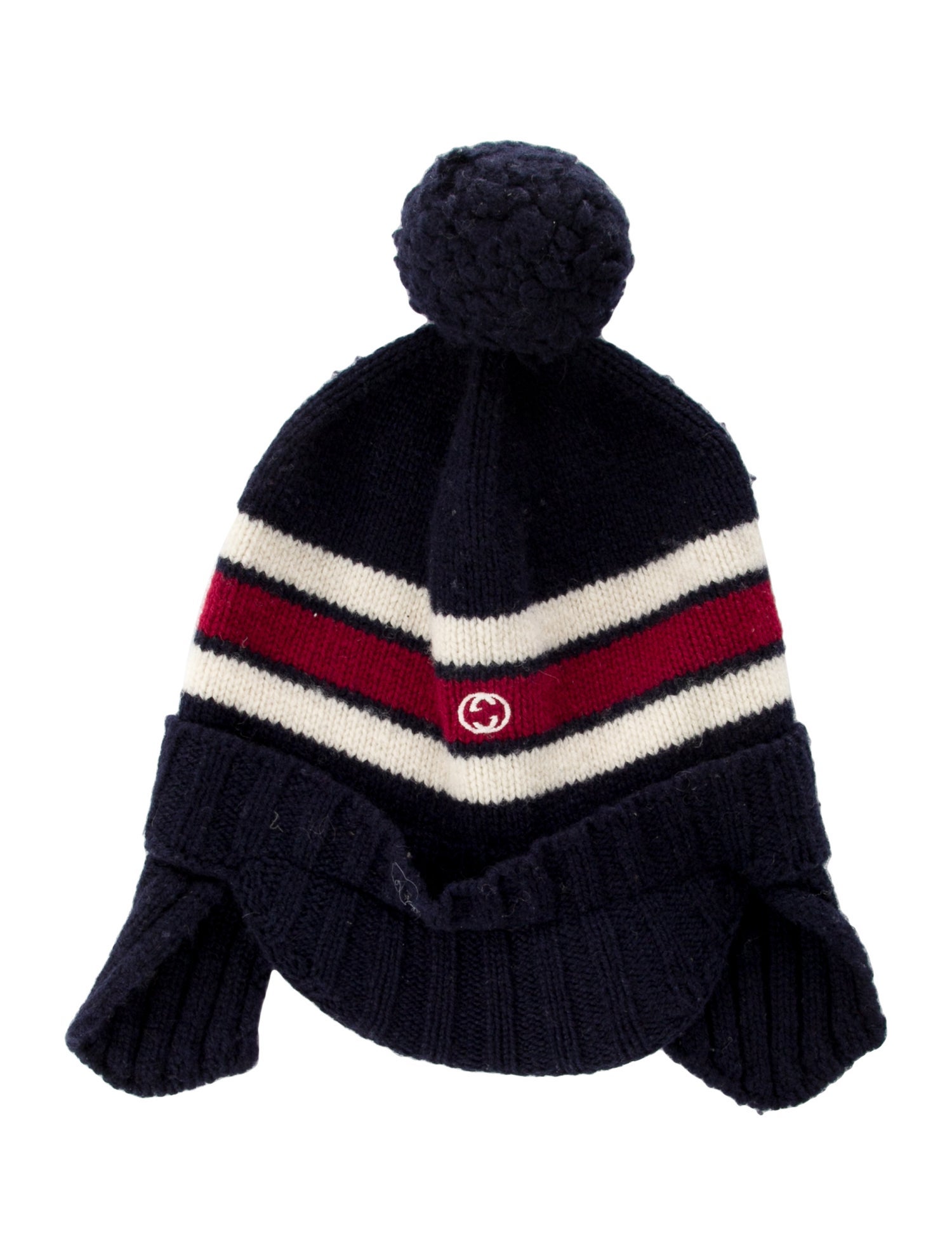 Gucci Boys' Sylvie Web Wool Hat