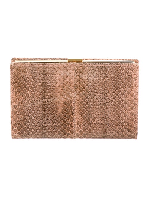 Gucci Python Animal Print French Purse