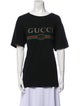 Gucci Graphic Print Crew Neck T-Shirt