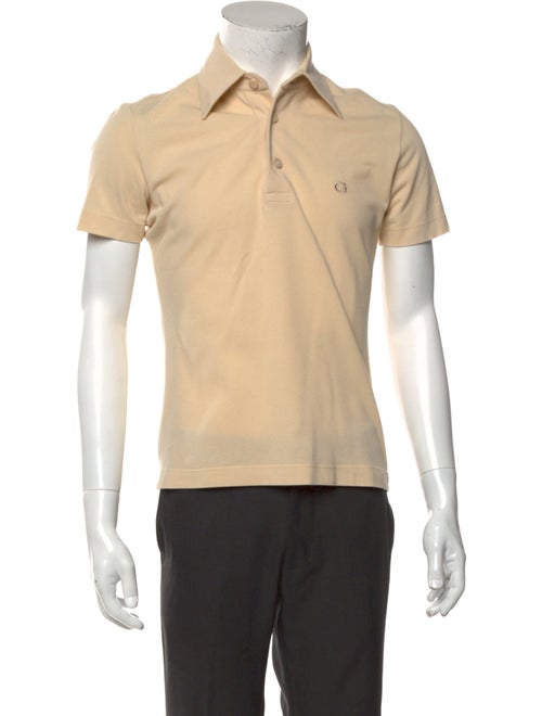 Gucci Vintage V-Neck Polo Shirt