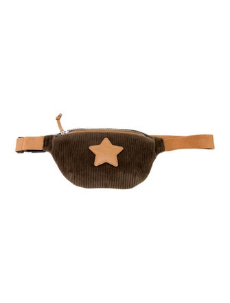 Gucci Calfskin Corduroy Interlocking G Star Belt Bag
