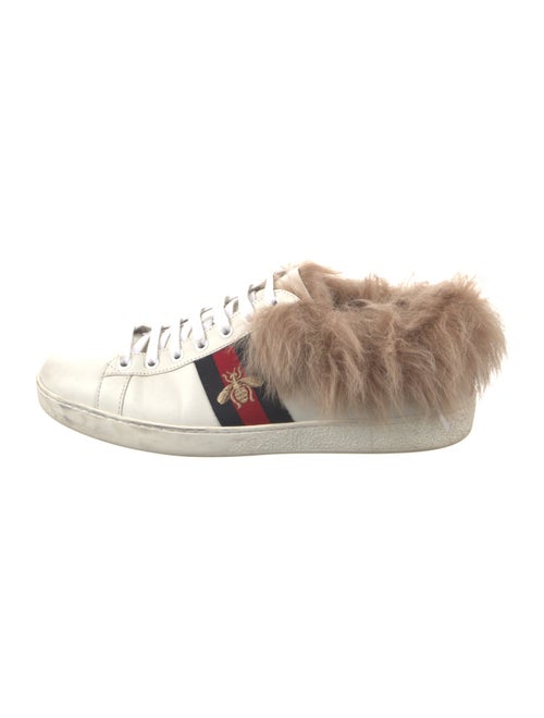 Gucci Sylvie Web Accent Leather Sneakers
