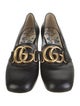 Gucci Double G Logo Leather Pumps