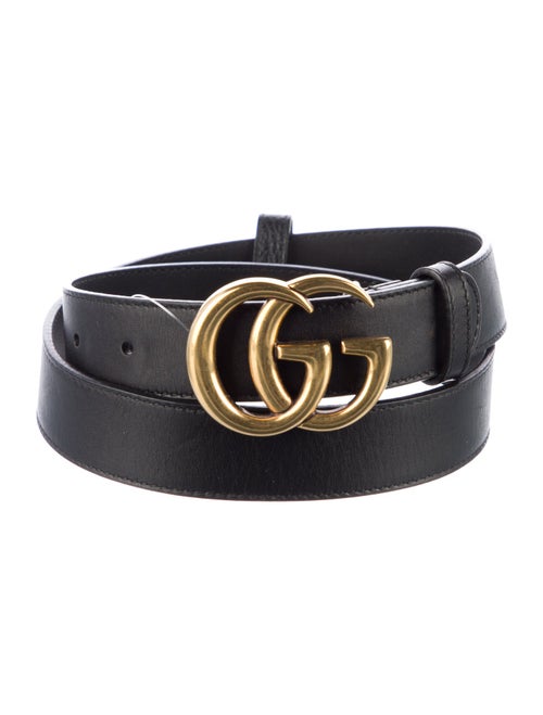 Gucci Marmont Double G Logo Belt