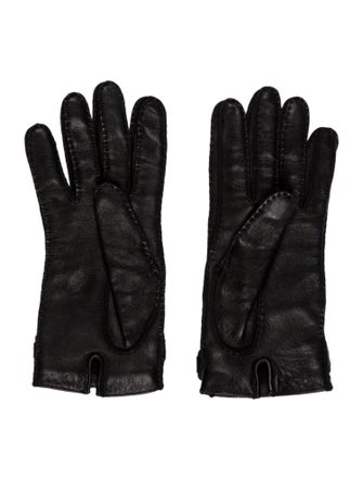 Gucci Leather Winter Gloves