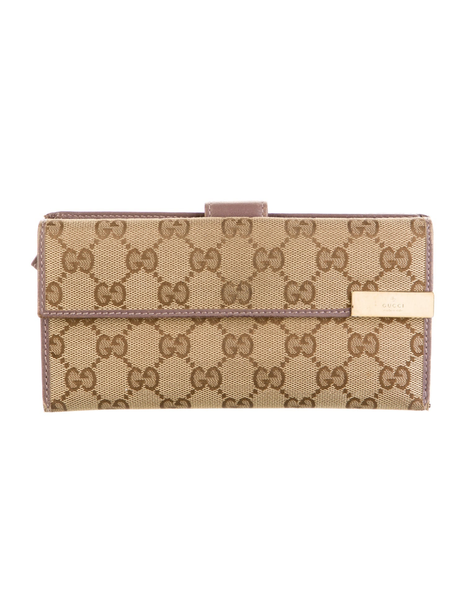 Gucci GG Canvas Canvas Continental Wallet
