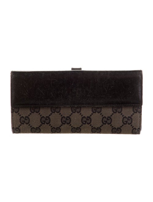 Gucci GG Canvas Canvas Continental Wallet