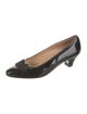 Gucci Patent Leather Fringe Trim Accent Pumps