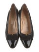 Gucci Patent Leather Fringe Trim Accent Pumps