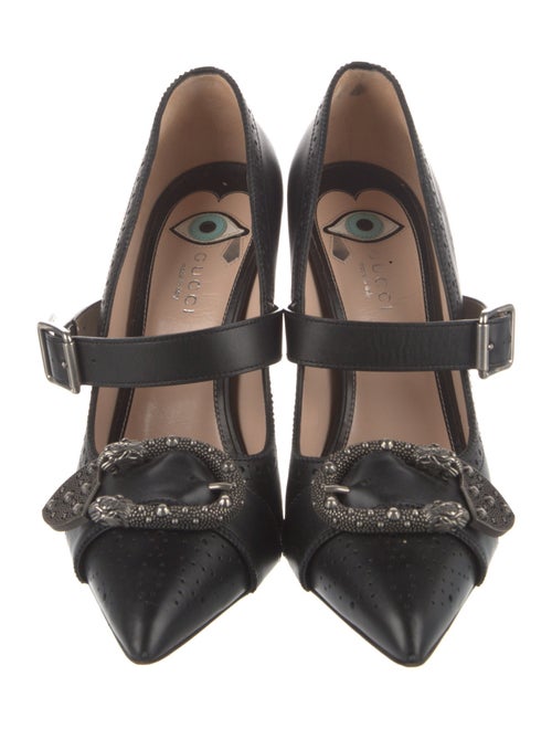 Gucci Dionysus Accent Leather Pumps