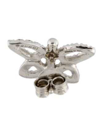 Gucci 18K Diamond Butterfly Single Stud Earring