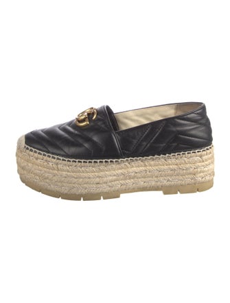 Gucci Double G Logo Leather Mules