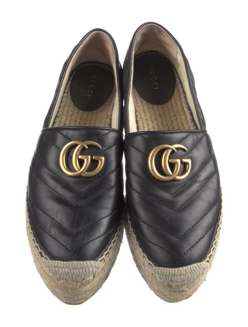 Gucci Double G Logo Leather Mules