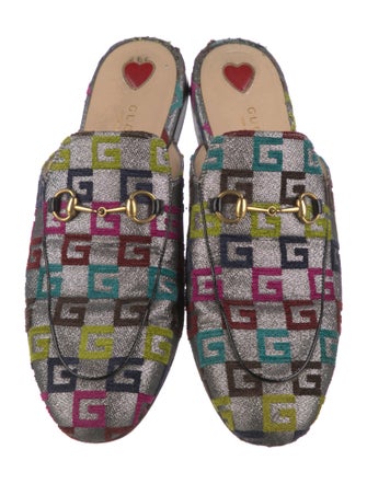 Gucci Princetown Horsebit Accent Mules