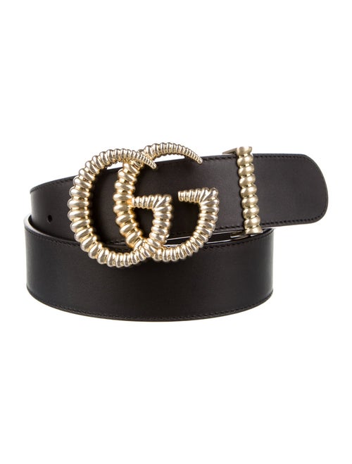 Gucci 405605 Double G Logo Belt