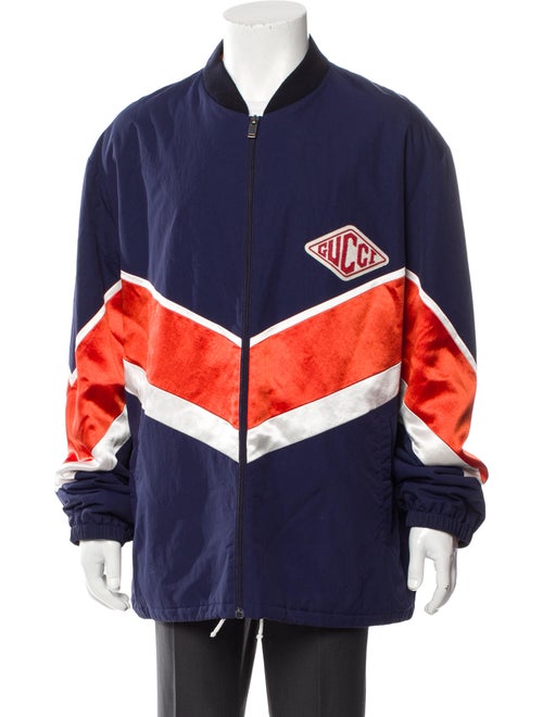 Gucci 2018 Colorblock Pattern Bomber Jacket