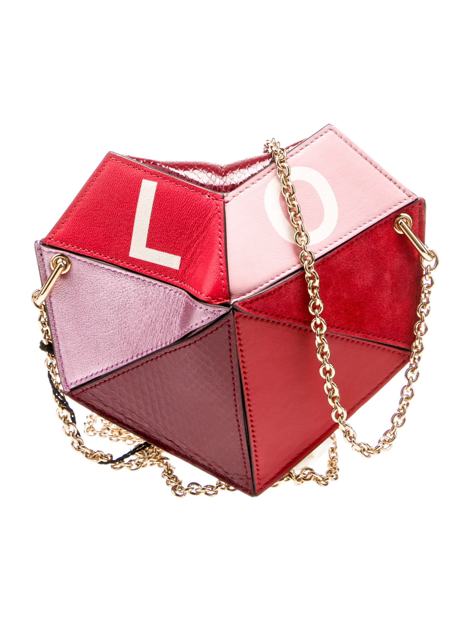 Gucci Leather Valentine's Day Heart Bag w/ Tags