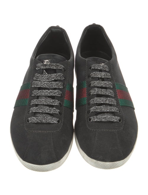 Gucci Web Accent Glitter Sneakers
