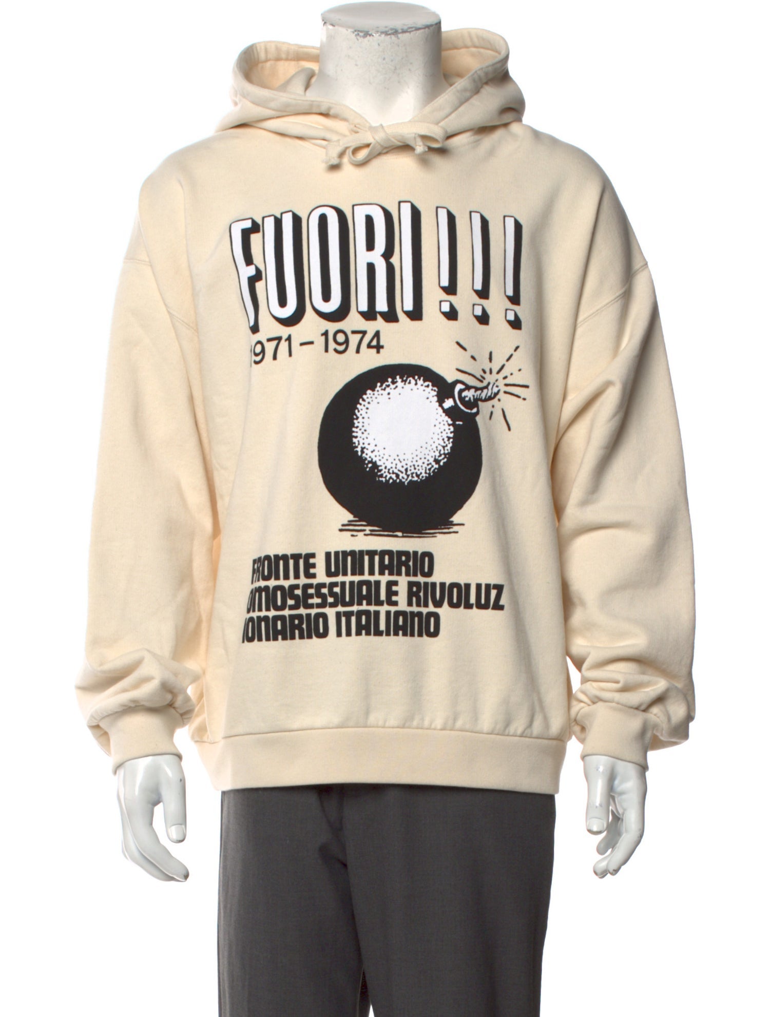 Gucci Fuori Graphic Print Hoodie w/ Tags