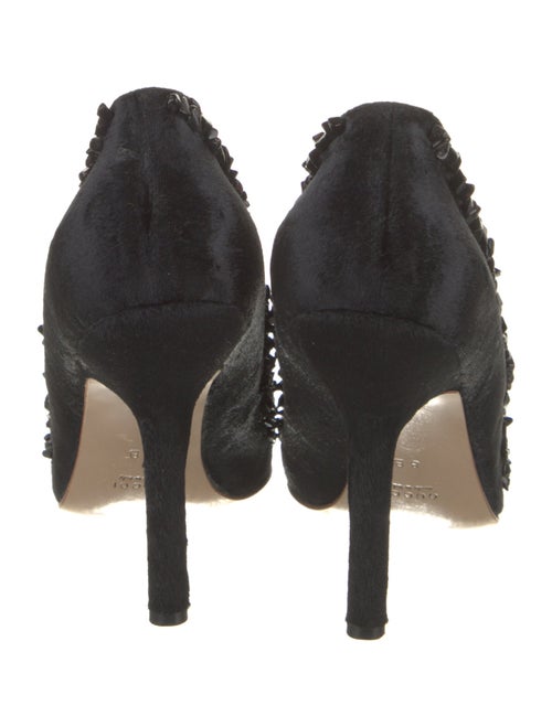 Gucci Velvet Studded Accents Pumps