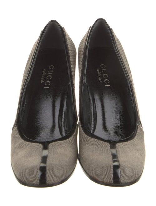 Gucci Canvas Printed Pumps