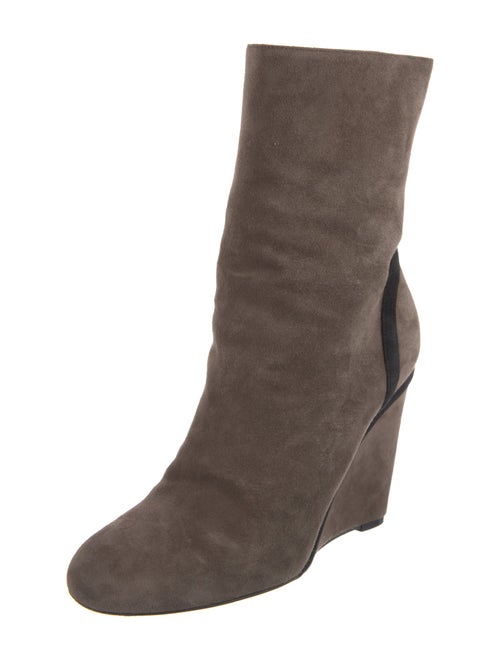 Gucci Interlocking G Logo Suede Boots