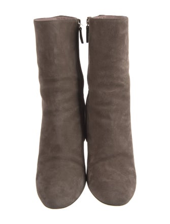 Gucci Interlocking G Logo Suede Boots