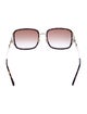 Gucci Oversize Gradient Sunglasses
