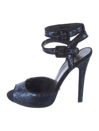 Gucci Glitter Sandals