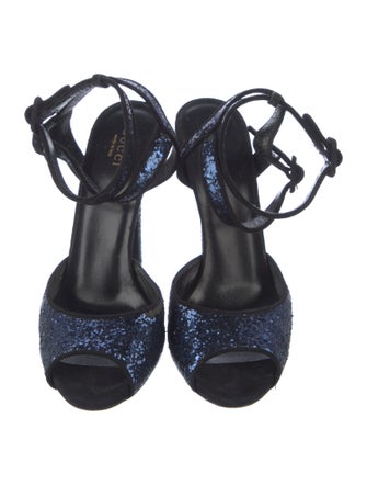 Gucci Glitter Sandals