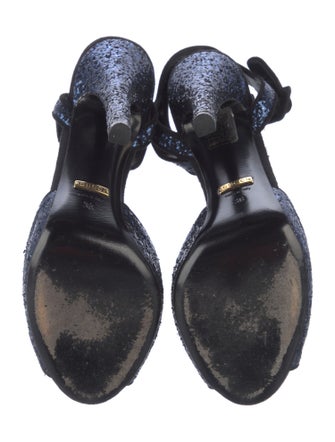 Gucci Glitter Sandals