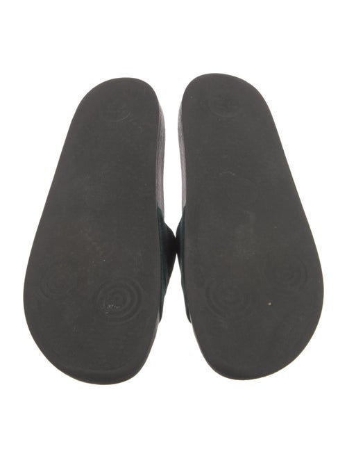 Gucci Velvet Graphic Print Slides