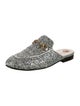 Gucci Horsebit Accent Glitter Mules