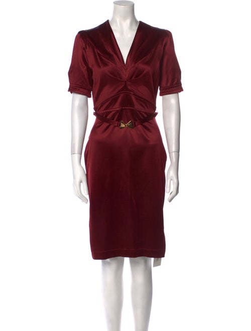 Gucci V-Neck Knee-Length Dress